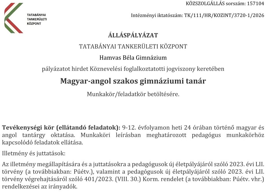 Álláspályázat-M-A